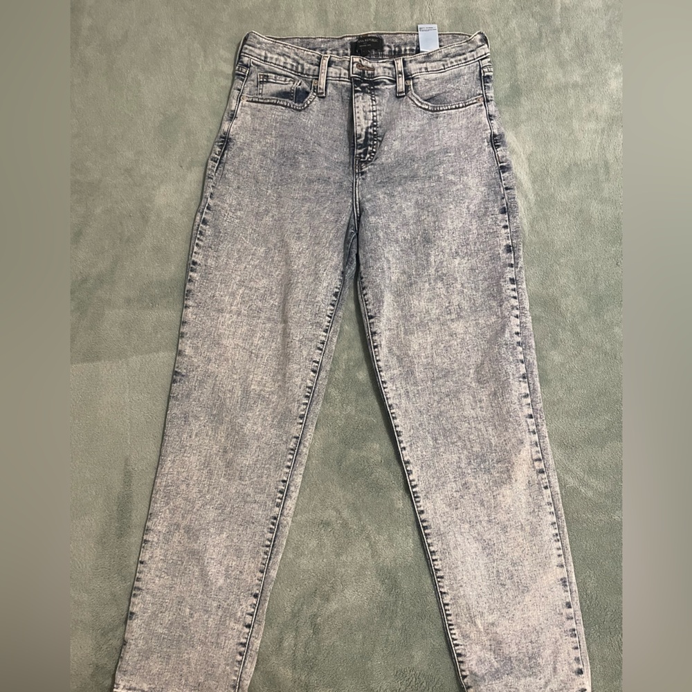 Banana Republic Gray Straight Leg Jeans